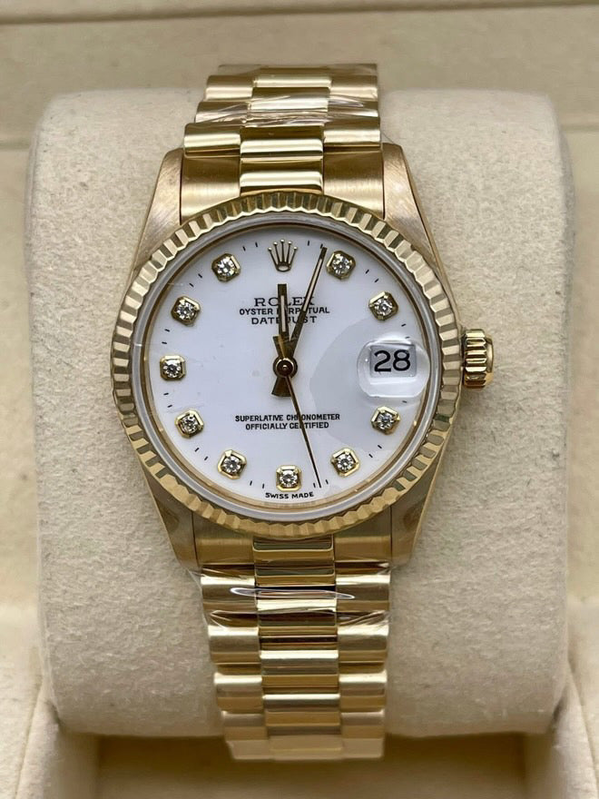 Pre-Owned 2024 Lady-Datejust – 18k Yellow Gold with Diamond Dial | Authenticated by Sovrène