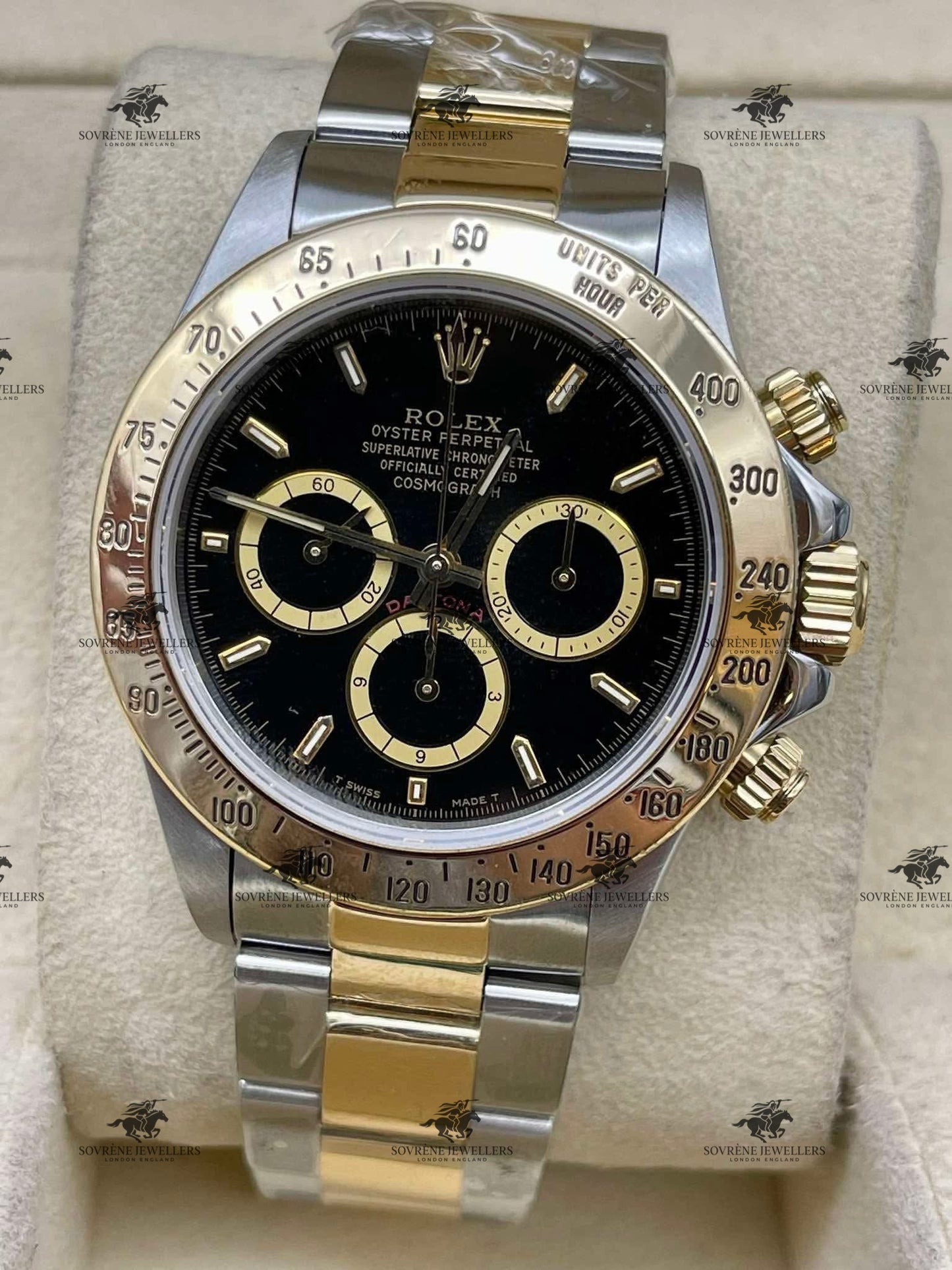 Pre-Owned Daytona – Two-Tone Champagne Dial 16523 | Authenticated by Sovrène