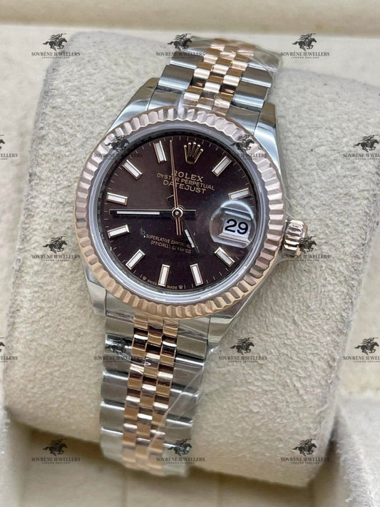 Pre-Owned 2024 Lady-Datejust – Rolesor Everose & Stainless Steel with Classic Dial | Authenticated by Sovrène