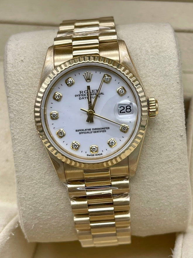 Pre-Owned 2024 Lady-Datejust – 18k Yellow Gold with Diamond Dial | Authenticated by Sovrène