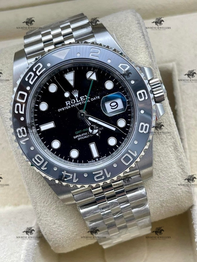 Pre-Owned 2025 GMT-Master II – “Bruce Wayne” Edition 🦇 | Authenticated by Sovrène