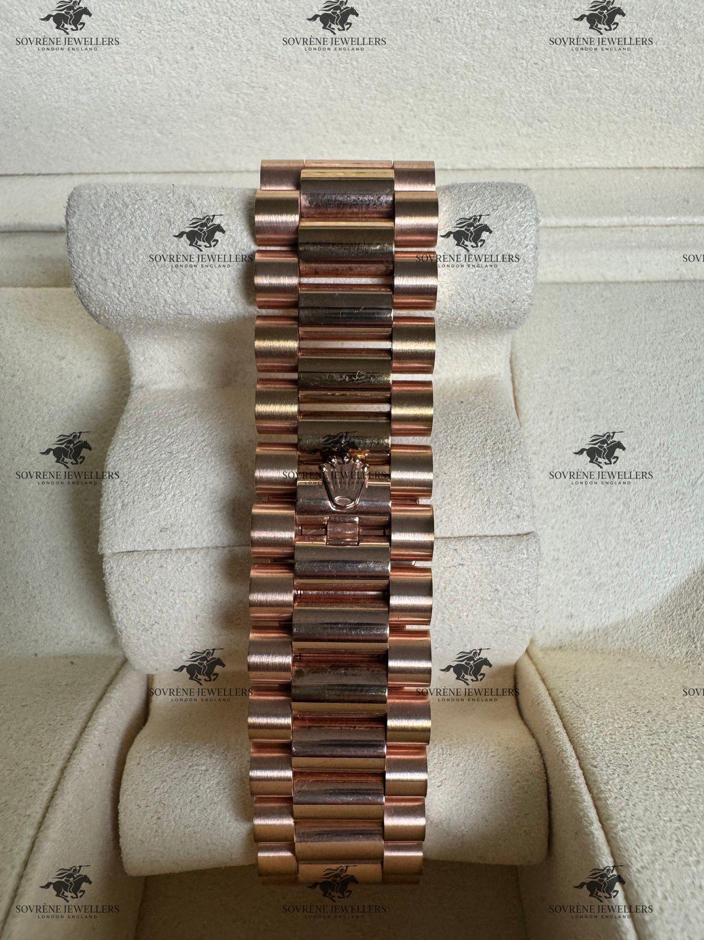 Pre-Owned 2023 Day-Date 40 – Everose Gold with Sundust Dial🌅 🏜️ | Authenticated by Sovrène