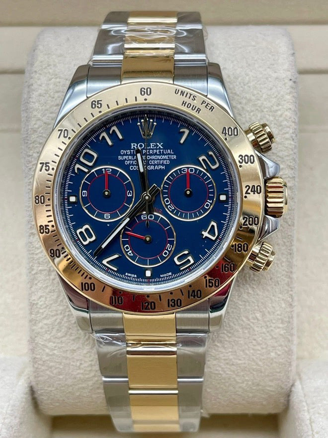 Pre-Owned 2024 Cosmograph Daytona – Two-Tone Blue Dial | Authenticated by Sovrène