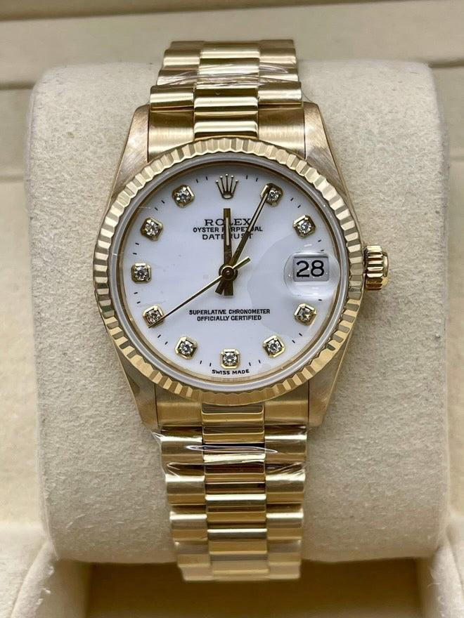 Pre-Owned 2024 Lady-Datejust – 18k Yellow Gold with Diamond Dial | Authenticated by Sovrène
