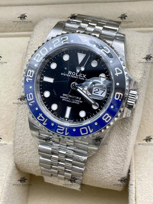 Pre-Owned 2025 GMT-Master II – Black and Blue Bezel | Authenticated by Sovrène