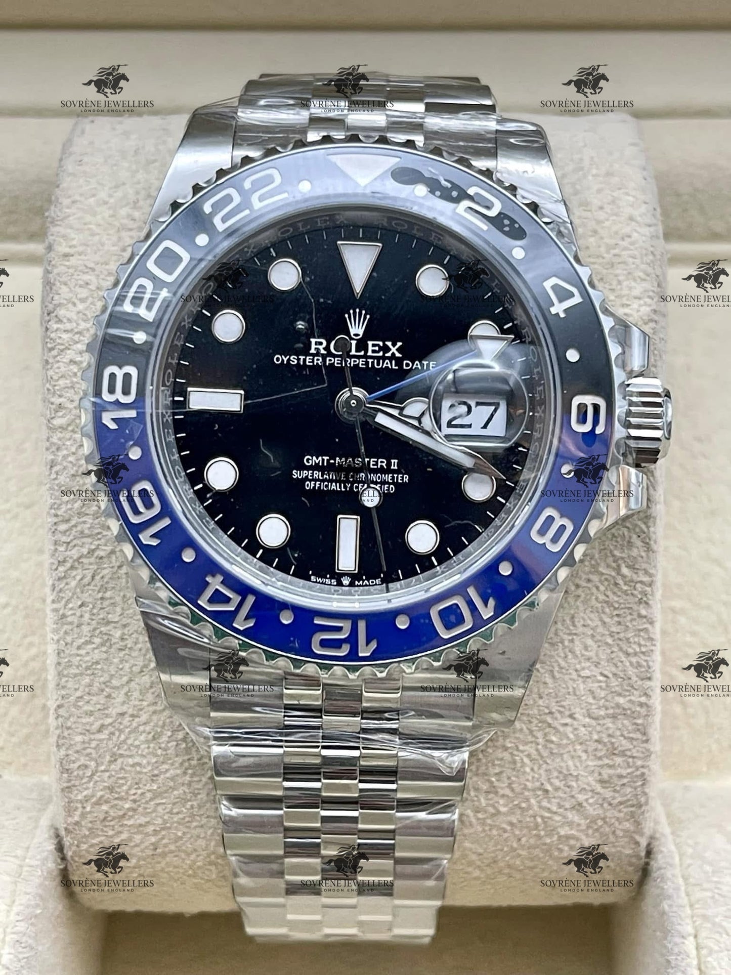 Pre-Owned 2025 GMT-Master II – Black and Blue Bezel | Authenticated by Sovrène