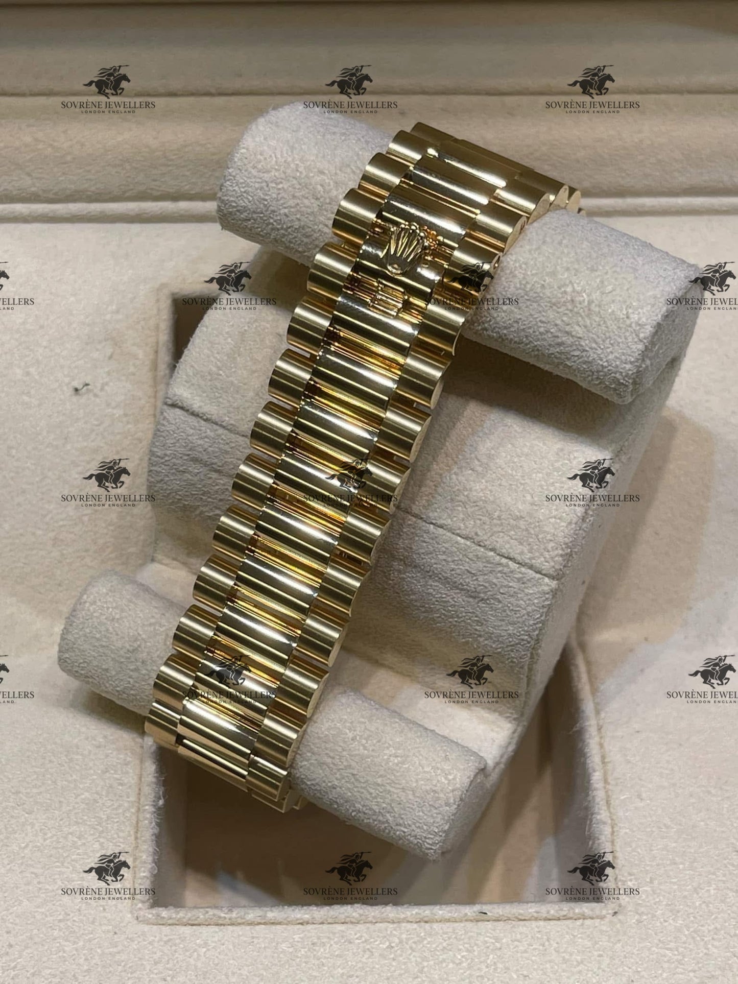 Pre Owned Rolex Day Date 40 Yellow Gold Champagne Dial Ref 228238 | Authenticated by Sovrène