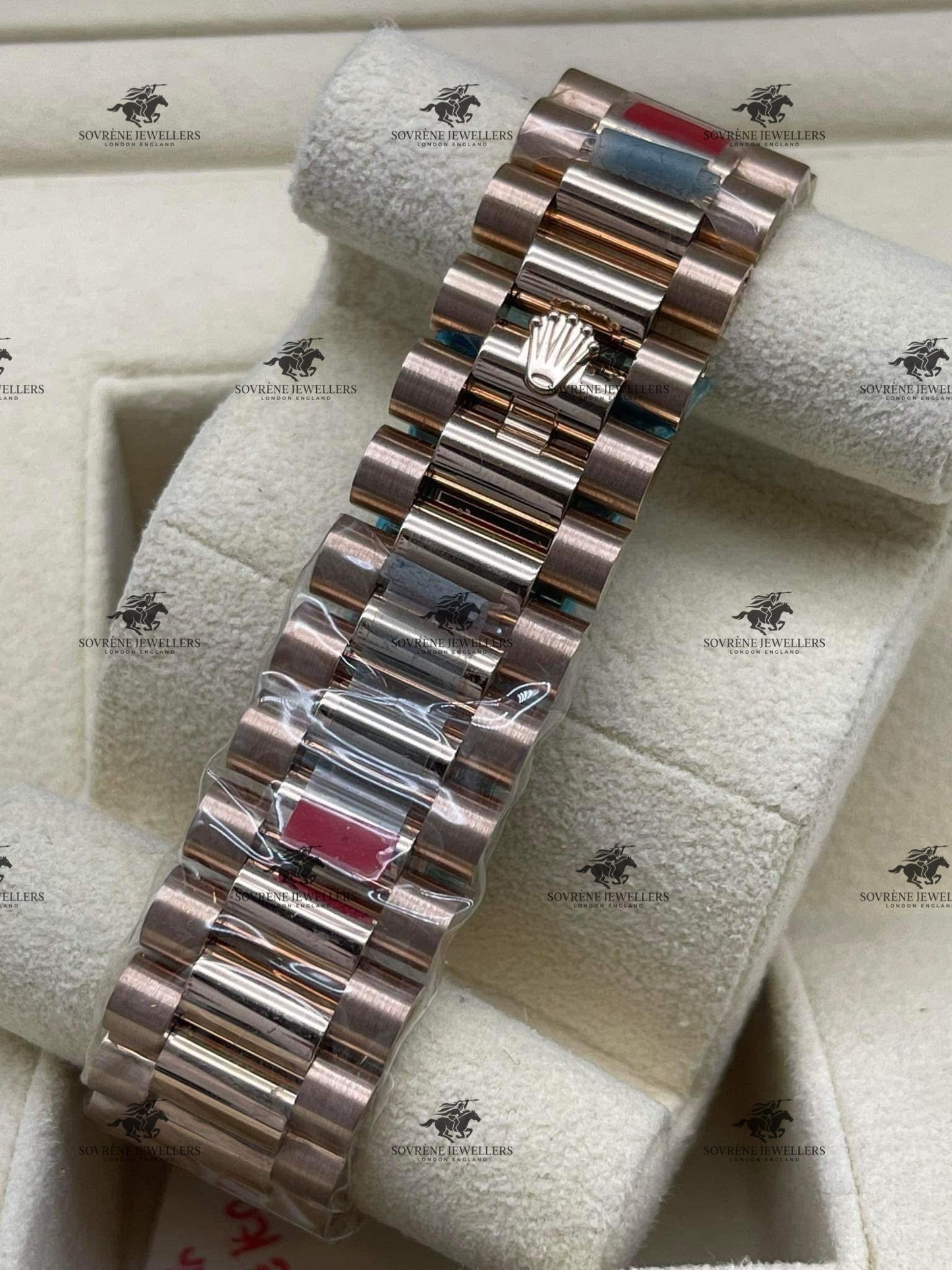 Pre Owned Rolex Day Date 40 Everose Gold White Dial Ref 228235 | Authenticated by Sovrène